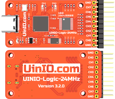 快速上手 UINIO-Logic-24MHz 逻辑分析仪
